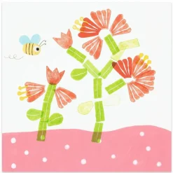 Stempel 3-6: Mit Blumen