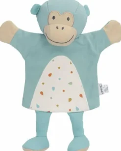 Sterntaler Handpuppe Affe Albert blau mel.