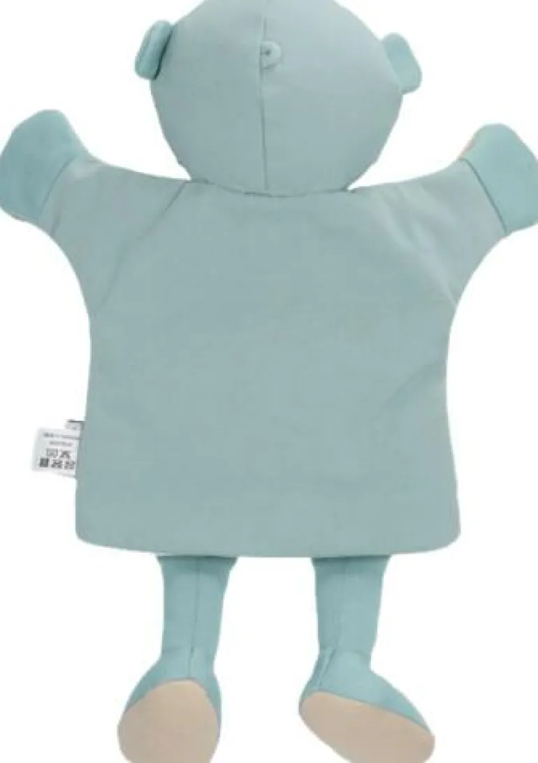 Sterntaler Handpuppe Affe Albert blau mel.