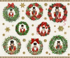 Stickerbuch - Nostalgische Weihnachtswel