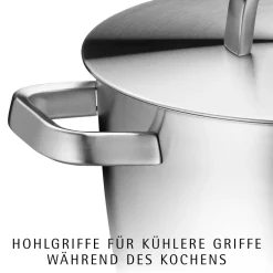 Stielkasserolle 18cm Iconic mit Deckel