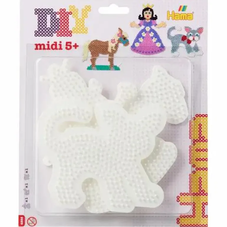 Stiftplatte Katze/Pferd/Prinzessin