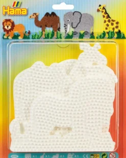 Stiftplatten Löwe, Kamel, Elefant, Giraffe