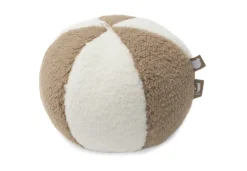 Stoffball mit Glöckchen - Ivory/Biscuit