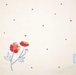 Stoff-Servietten Blume 2er Set - LandLust
