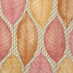 STRAIGHT LEAVES linen Lunch-Servietten L 928466