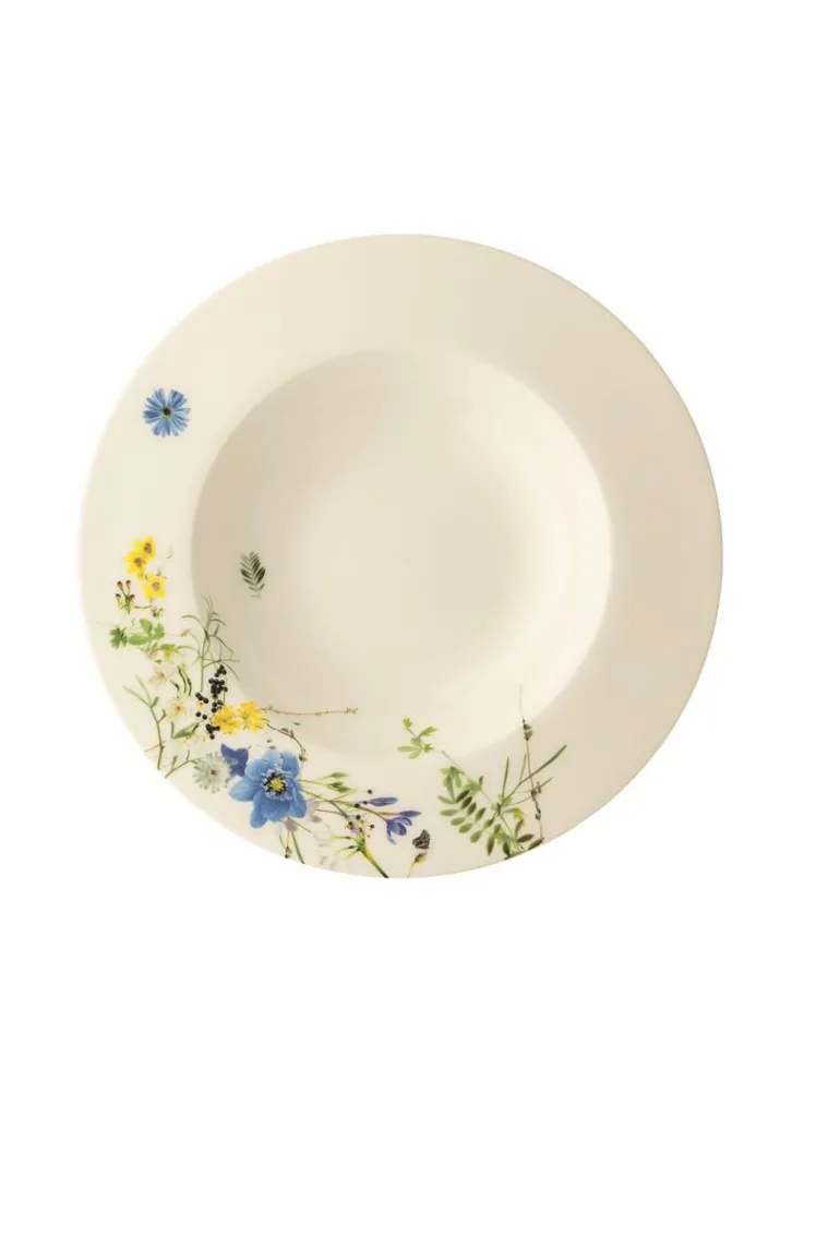 Suppenteller, 23 cm, Fahne, Brillance / Fleurs des