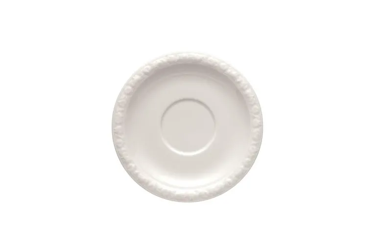 Suppen-Untertasse, 18 cm, Maria / Weiß