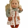 Susi Gr.45 , Latzhose im Puppenmotiv, blonde Haare