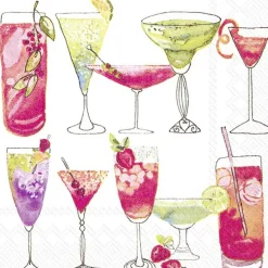 SWEET COCKTAILS white Cocktail-Servietten C 701890