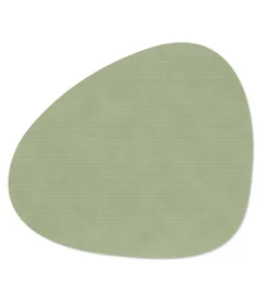 Table Mat Curve L Corduroy Olive Green