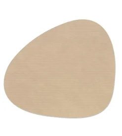 Table Mat Curve L Corduroy Sand