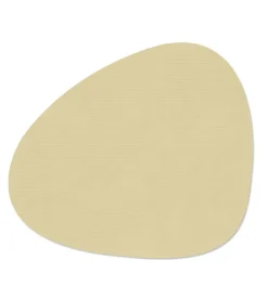 Table Mat Curve L Corduroy Lemon Sorbet