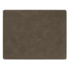 Table Mat Square L Corduroy Caviar