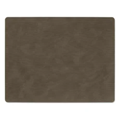 Table Mat Square L Corduroy Caviar