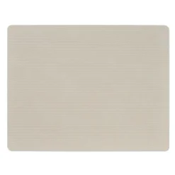 Table Mat Square L Corduroy Oyster White