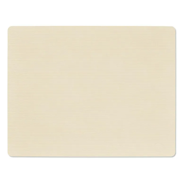 Table Mat Square L Corduroy Vanilla