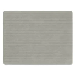 Table Mat Square L Corduroy Light Grey