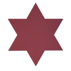 Table Mat Star Nupo Red, 34,5x34,5cm