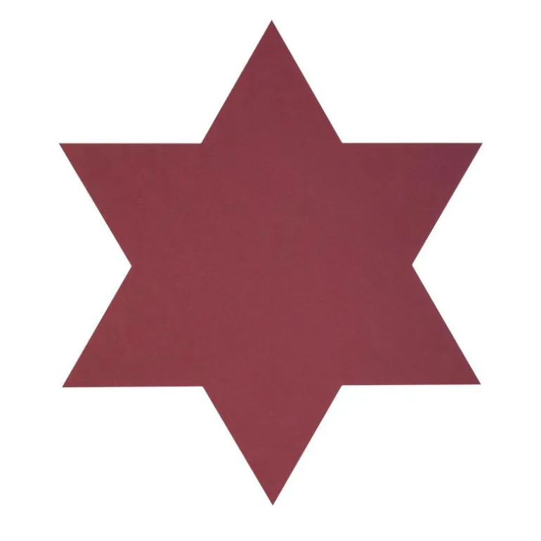 Table Mat Star Nupo Red, 34,5x34,5cm