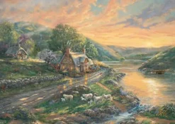 Tagesanbruch im Emerald Valley - Puzzle 1000 Teile