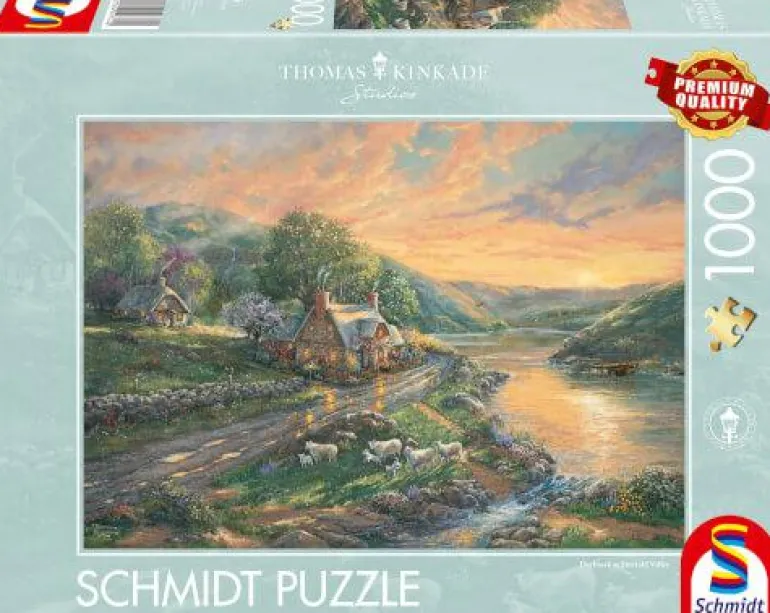 Tagesanbruch im Emerald Valley - Puzzle 1000 Teile