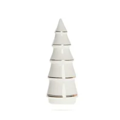 Tanne Keramik weiß 17,3cm