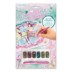 TapirElla Diamantbilder Einhorn und Elfe