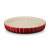 Tarteform 28 cm Kirschrot