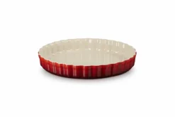 Tarteform 28 cm Kirschrot