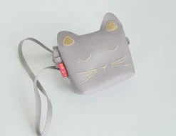 Tasche Katze grau