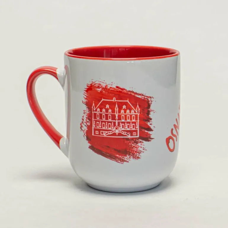 Tasse Curved Osnabrück Rathaus scratch rot