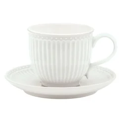 Tasse & Untertasse white Alice