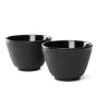 Teebecher Gusseisen Xilin Schwarz 2-er Set