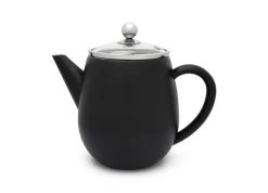 Teekanne Duet Eva 1,1L schwarz matt