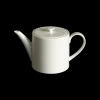 Teekanne zylindrisch 0,50 l Weiss Fine Bone China