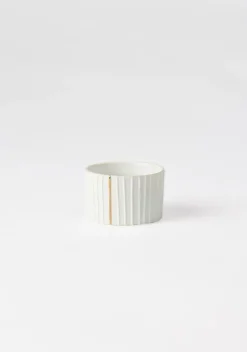 Teelichthalte,, Plissee" D:4,7cm H:3cm