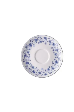 Tee-Untertasse, 15 cm, Form 1382 / Blaublüten (Arz