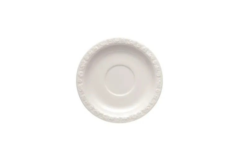 Tee-Untertasse, 16 cm, Maria / Weiß