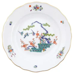 Teller 20 cm Indisches Astmuster bunt mit Kupferfa