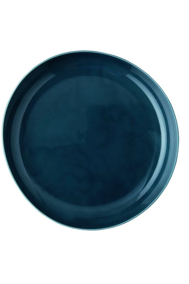Teller, 33 cm, tief, Junto / Ocean Blue