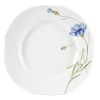 Teller 22,5 cm Wellenspiel Relief Blumenmalerei Ko