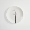 Teller flach 21 cm Black Forest Fine Bone China
