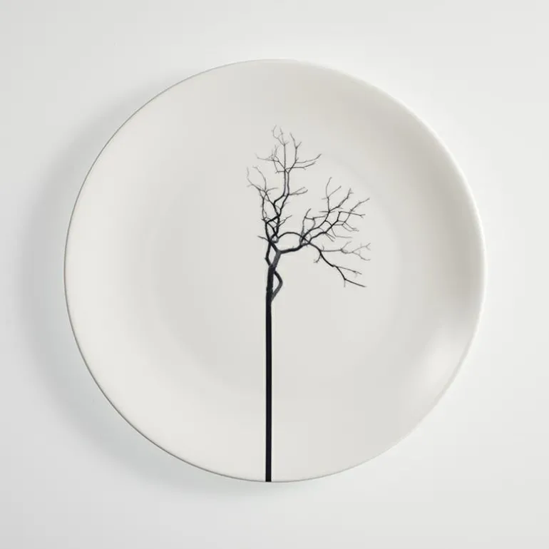 Teller flach 28 cm Black Forest Fine Bone China