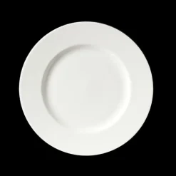 Teller flach 28 cm Classic Weiss Fine Bone China