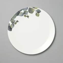 Teller flach 28 cm Eukalyptus Fine Bone China