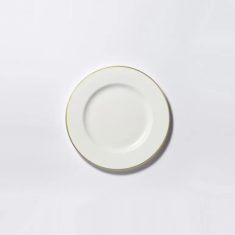 Teller flach 16 cm Golden Lane Fine Bone China
