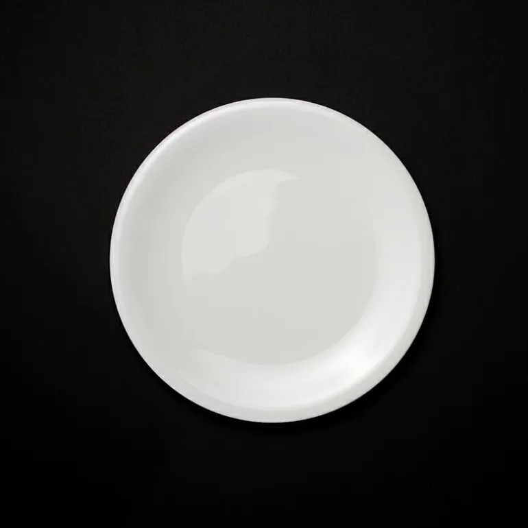 Teller flach 24 cm Heritage Weiss Fine Bone China