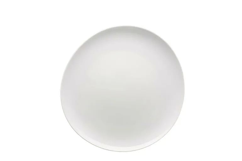 Teller flach, 27 cm, Junto / Weiß