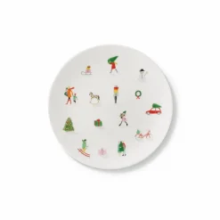 Teller flach 21 cm Noel Fine Bone China